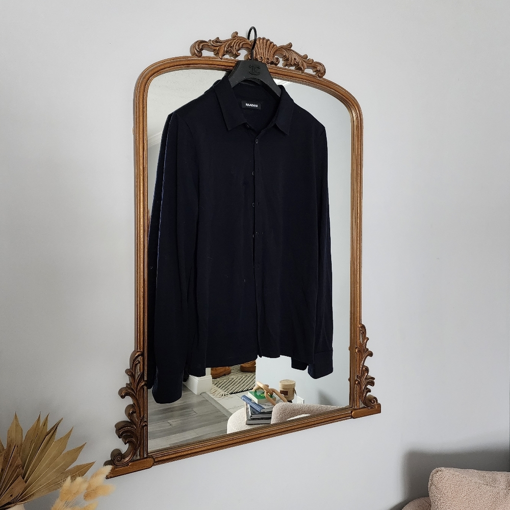 Naadam Ultralight Wool Blend Men’s Blue Button Down